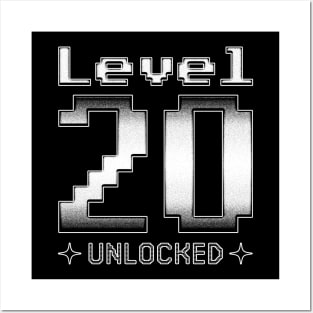 Level 20 Unlocked Posters and Art